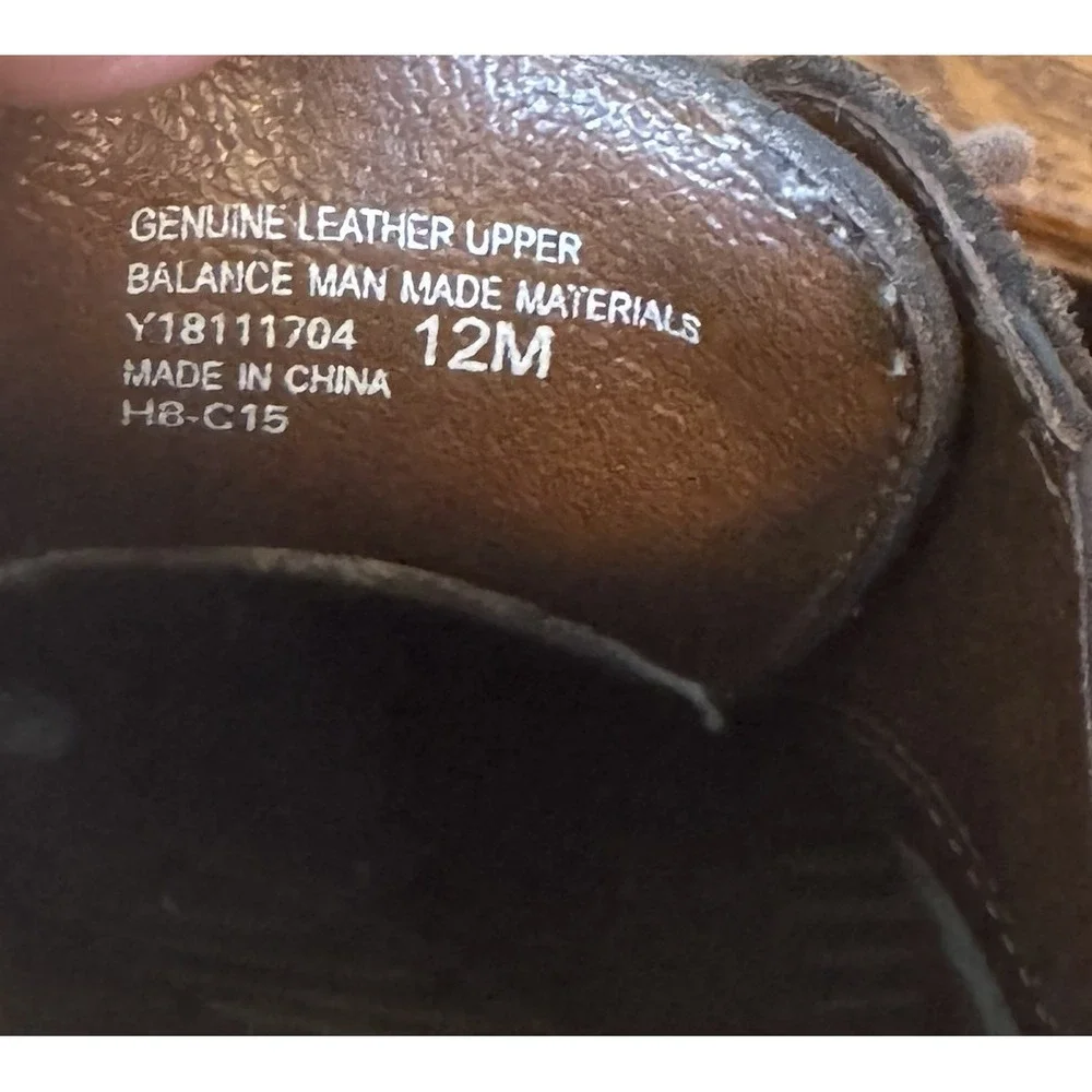 Streetcars Men's Oxford Shoes Brown Suede Wingtip Brogue Size 12M
